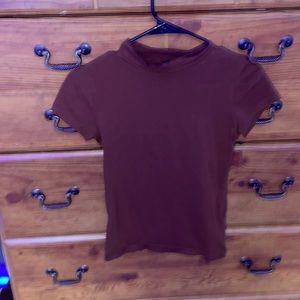 Brown T-shirt for girls
